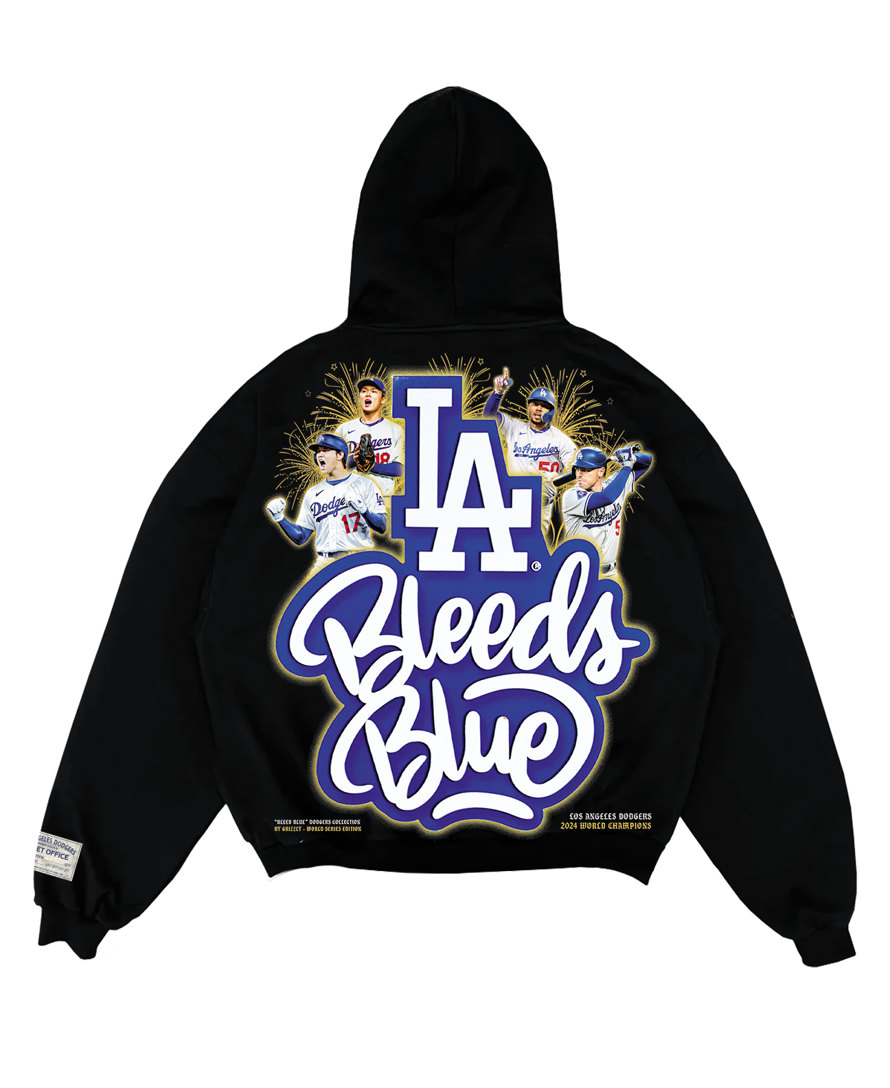 "Bleed Blue" Dodgers Zip-up - World Series Edition