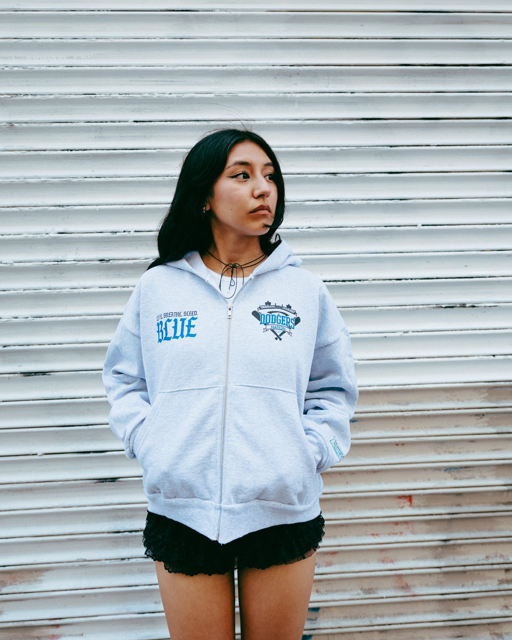 "Bleed Blue" Dodgers Zip-up