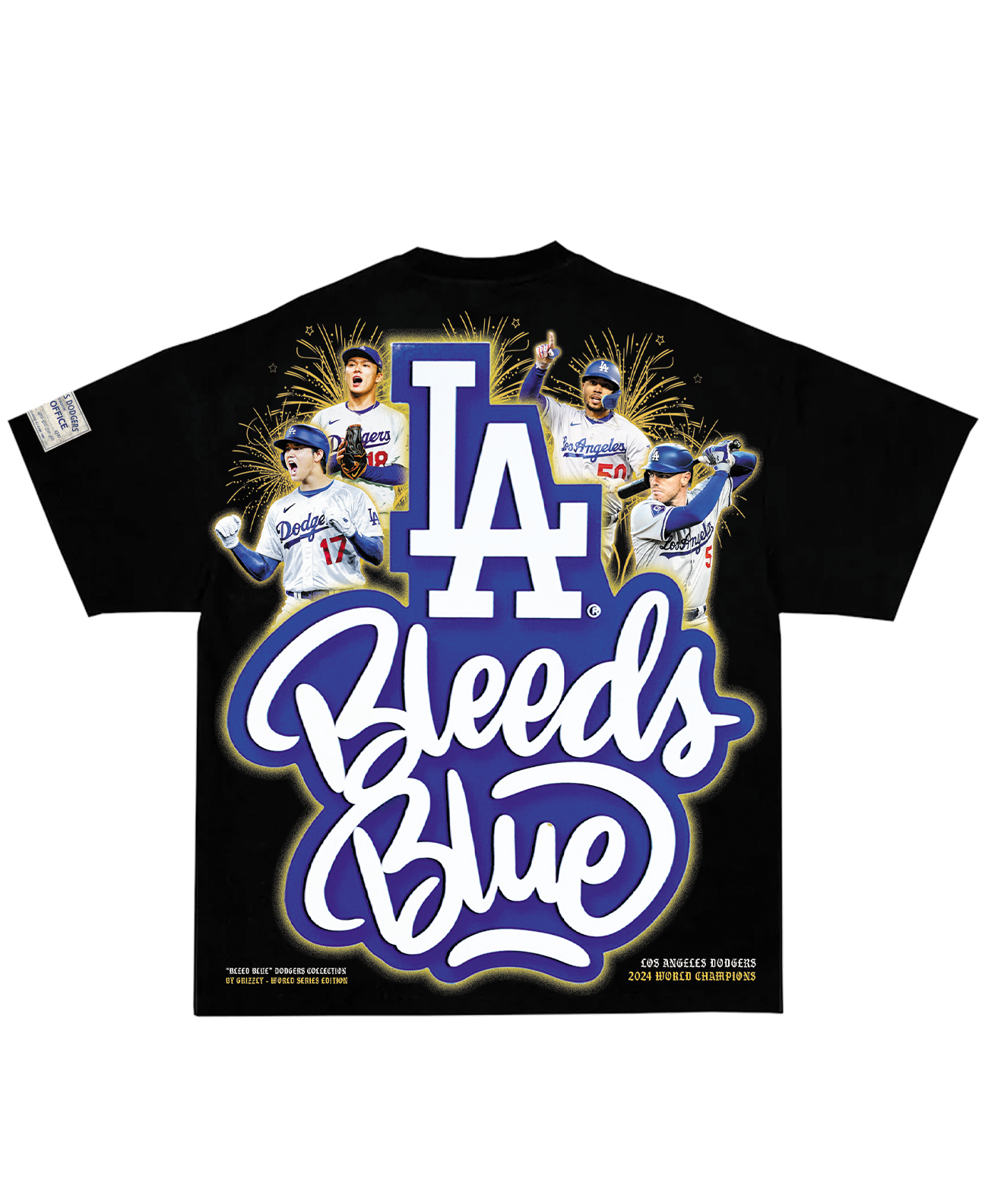 "Bleed Blue" Dodgers Tee - World Series Edition