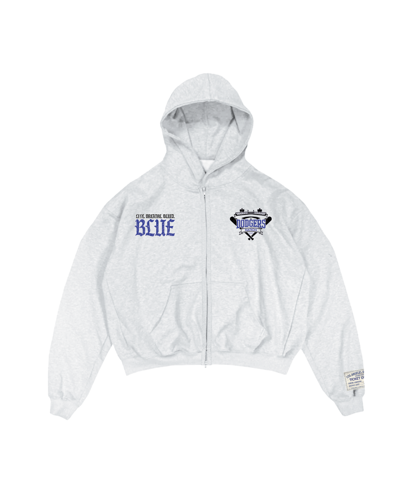 "Bleed Blue" Dodgers Zip-up